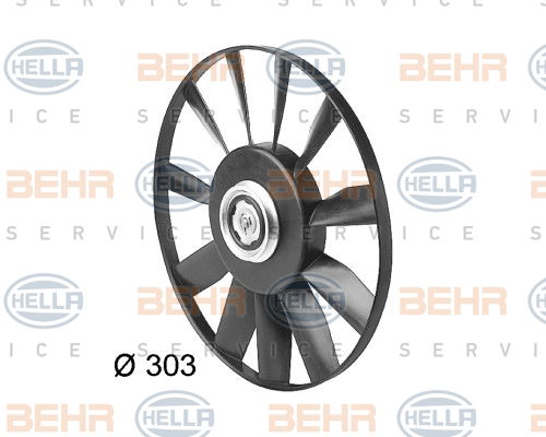 Ventilateur, refroidissement du moteur BEHR HELLA SERVICE