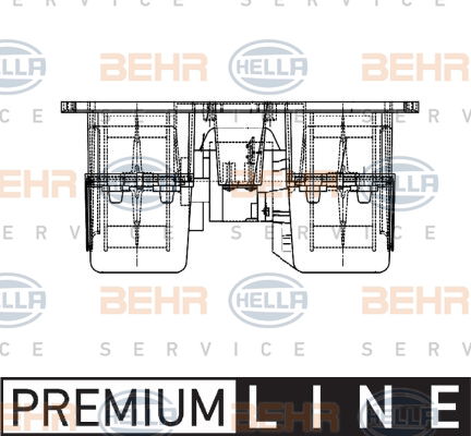 Pulseur d'air habitacle BEHR HELLA SERVICE *** PREMIUM LINE ***