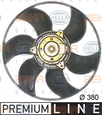 Ventilateur, refroidissement du moteur