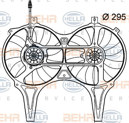 Ventilateur, refroidissement du moteur