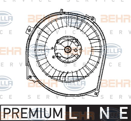 Pulseur d'air habitacle BEHR HELLA SERVICE *** PREMIUM LINE ***