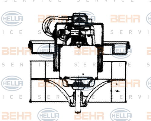 Pulseur d'air habitacle BEHR HELLA SERVICE *** PREMIUM LINE ***