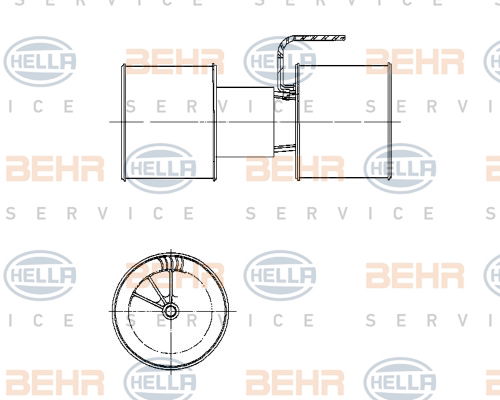 Pulseur d'air habitacle BEHR HELLA SERVICE *** PREMIUM LINE ***