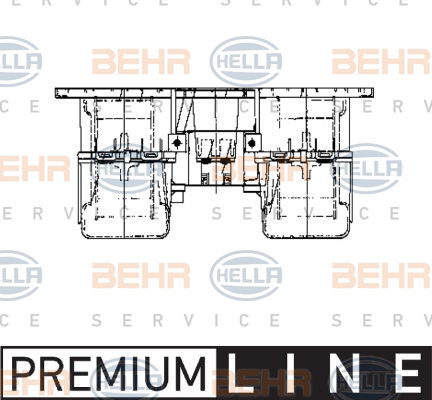 Pulseur d'air habitacle BEHR HELLA SERVICE *** PREMIUM LINE ***