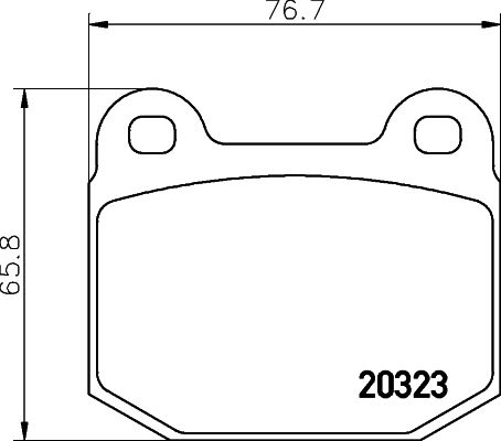 Kit de plaquettes de frein, frein à disque