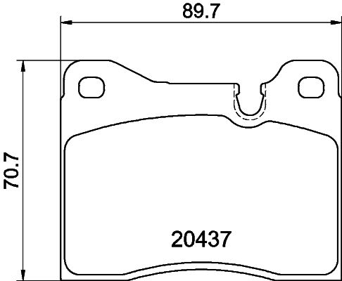 Kit de plaquettes de frein, frein à disque