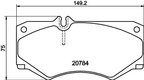 Kit de plaquettes de frein, frein à disque