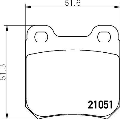 Kit de plaquettes de frein, frein à disque