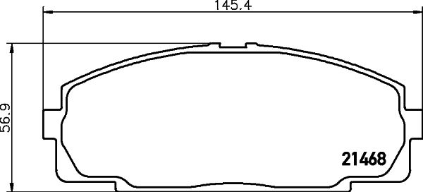 Kit de plaquettes de frein, frein à disque