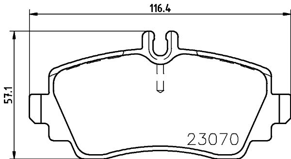 Kit de plaquettes de frein, frein à disque