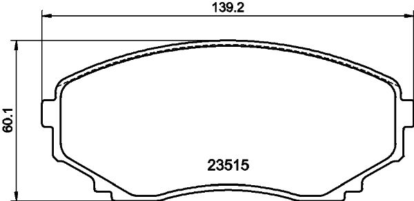 Kit de plaquettes de frein, frein à disque