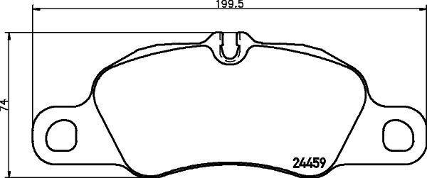 Kit de plaquettes de frein, frein à disque