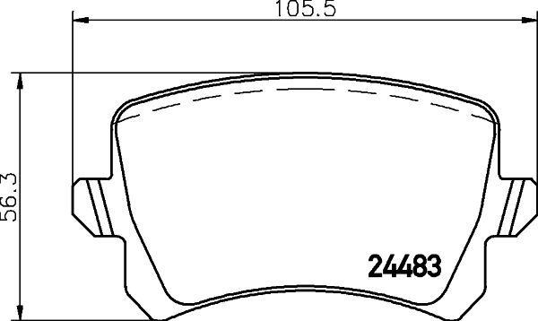 Kit de plaquettes de frein, frein à disque