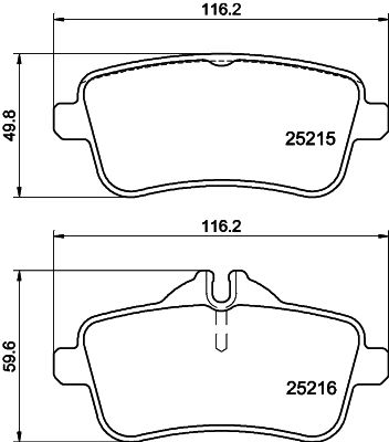 Kit de plaquettes de frein, frein à disque