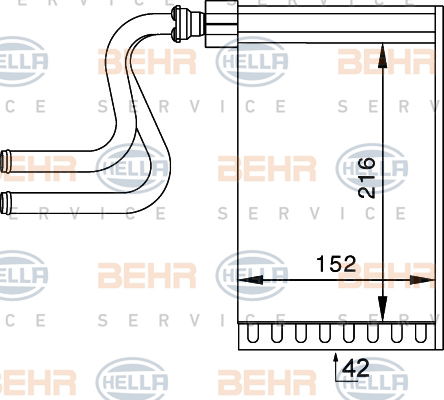 Système de chauffage BEHR HELLA SERVICE *** PREMIUM LINE ***