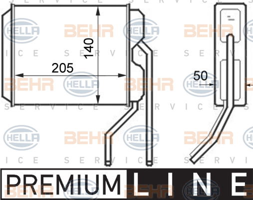 Système de chauffage BEHR HELLA SERVICE *** PREMIUM LINE ***