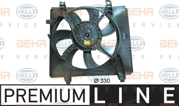 Ventilateur, refroidissement du moteur