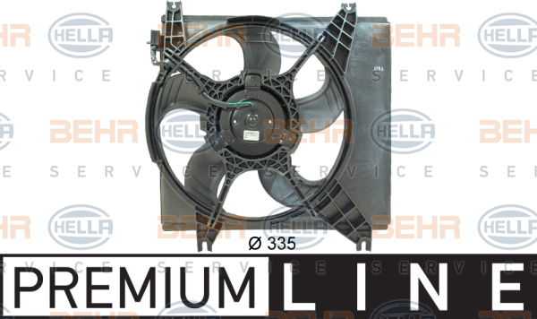 Ventilateur, refroidissement du moteur BEHR HELLA SERVICE *** PREMIUM LINE ***