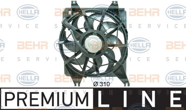 Ventilateur, refroidissement du moteur