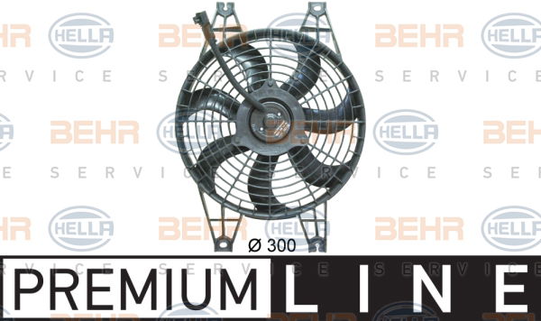 Ventilateur, condenseur de climatisation BEHR HELLA SERVICE *** PREMIUM LINE ***