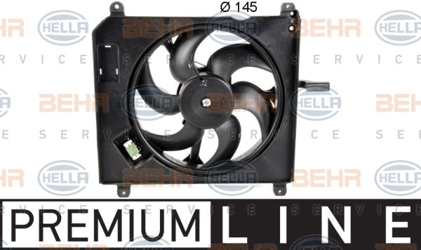 Ventilateur, refroidissement du moteur