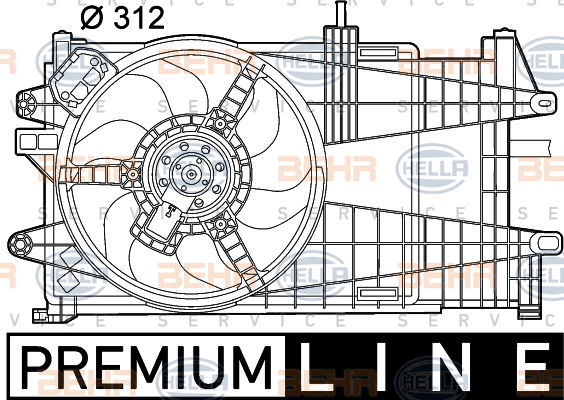 Ventilateur, refroidissement du moteur