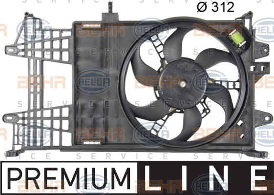 Ventilateur, refroidissement du moteur