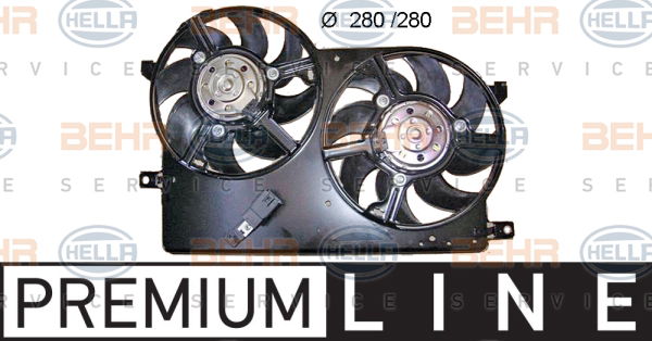 Ventilateur, refroidissement du moteur