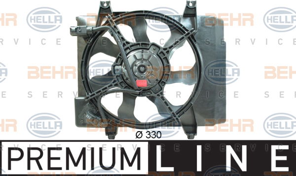 Ventilateur, refroidissement du moteur BEHR HELLA SERVICE *** PREMIUM LINE ***