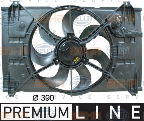 Ventilateur, refroidissement du moteur BEHR HELLA SERVICE *** PREMIUM LINE ***