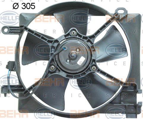 Ventilateur, refroidissement du moteur