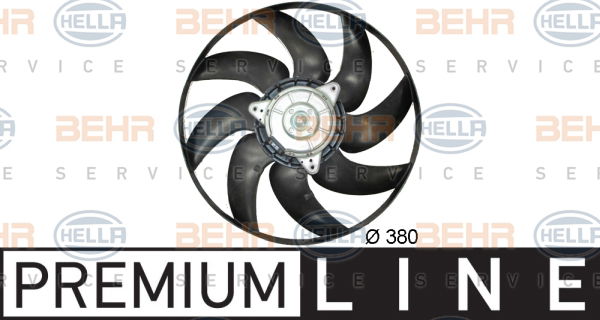 Ventilateur, refroidissement du moteur