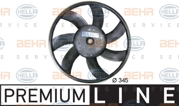 Ventilateur, refroidissement du moteur