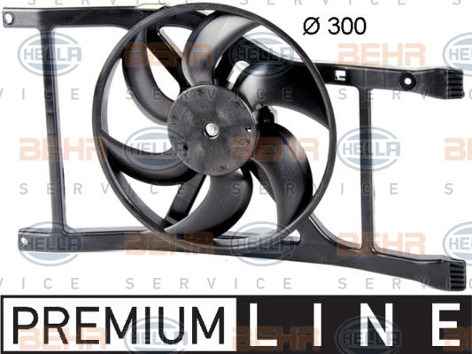 Ventilateur, refroidissement du moteur