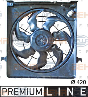 Ventilateur, refroidissement du moteur