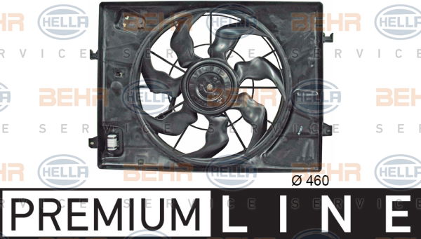 Ventilateur, refroidissement du moteur