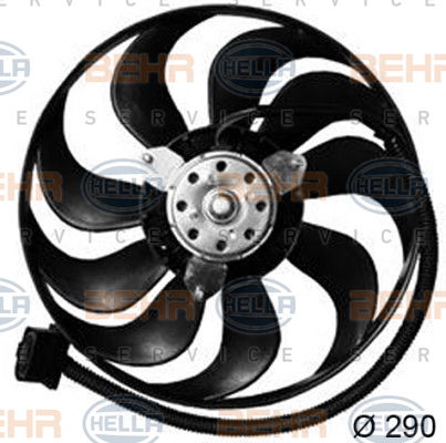 Ventilateur, refroidissement du moteur