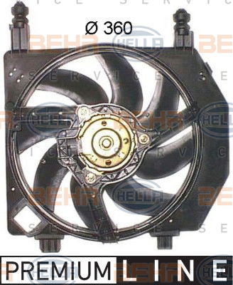 Ventilateur, refroidissement du moteur