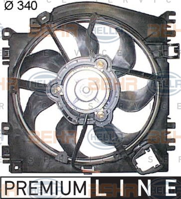 Ventilateur, refroidissement du moteur BEHR HELLA SERVICE *** PREMIUM LINE ***