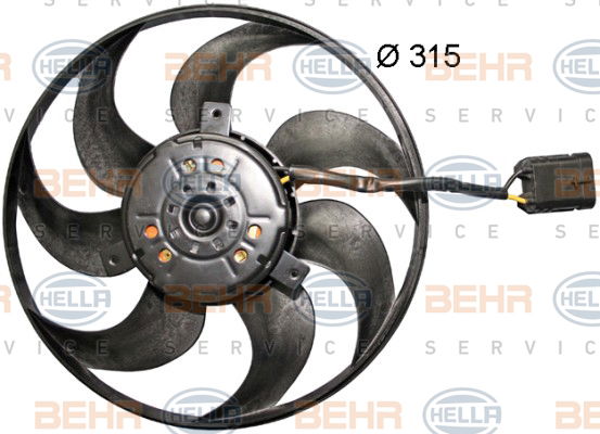 Ventilateur, refroidissement du moteur BEHR HELLA SERVICE