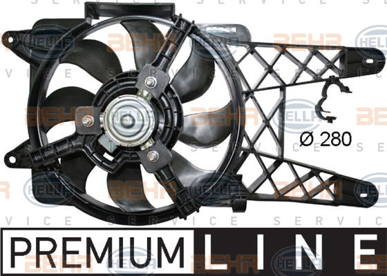 Ventilateur, refroidissement du moteur BEHR HELLA SERVICE *** PREMIUM LINE ***