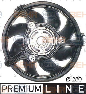 Ventilateur, refroidissement du moteur