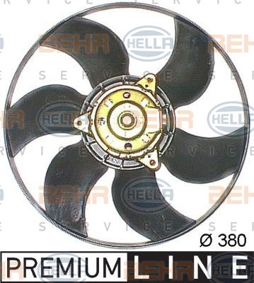 Ventilateur, refroidissement du moteur