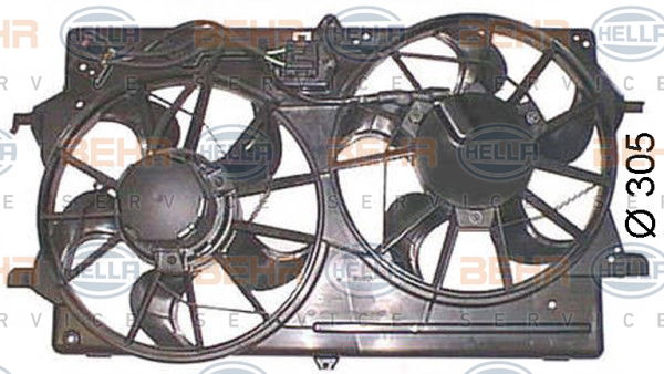 Ventilateur, refroidissement du moteur