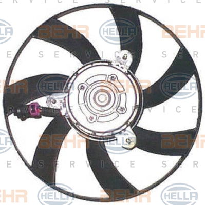 Ventilateur, refroidissement du moteur