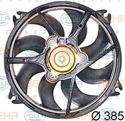 Ventilateur, refroidissement du moteur