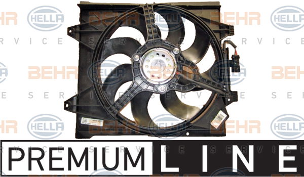 Ventilateur, refroidissement du moteur BEHR HELLA SERVICE *** PREMIUM LINE ***