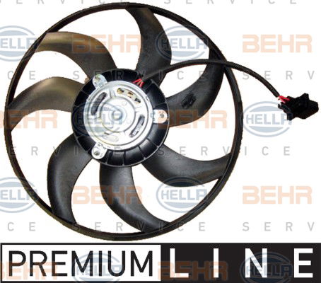 Ventilateur, refroidissement du moteur BEHR HELLA SERVICE *** PREMIUM LINE ***