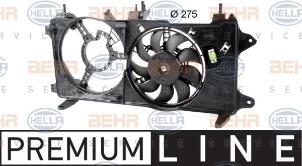 Ventilateur, refroidissement du moteur BEHR HELLA SERVICE *** PREMIUM LINE ***