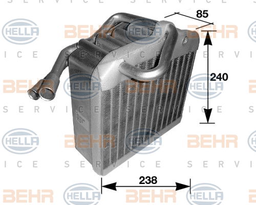 Evaporateur climatisation BEHR HELLA SERVICE